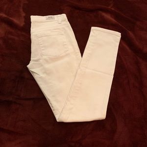 U-51 white stretch skinny jean